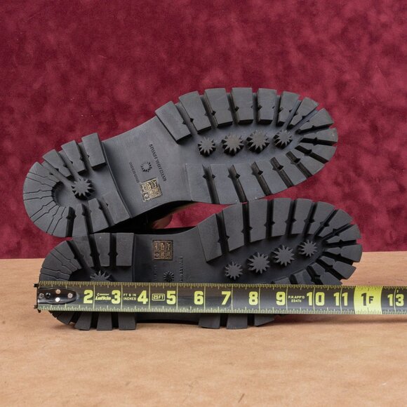 Stuart Weitzman Women Bedford Black Leather Platform Chelsea Ankle Boots sz 9 - Picture 5 of 9